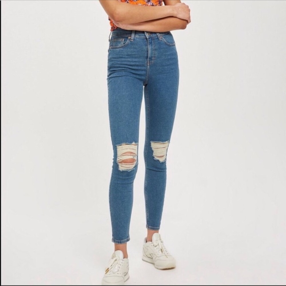 Topshop Jaime Ripped Jeans